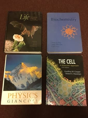 Bio and Physics Textbooks 1