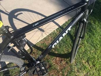 Giant Bike + helmet + lights + lock (great deal) 2