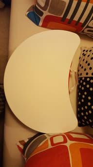 New modern white lap desk - $10 1