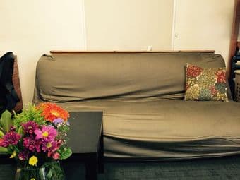 Futon (folds out to full size bed) 1