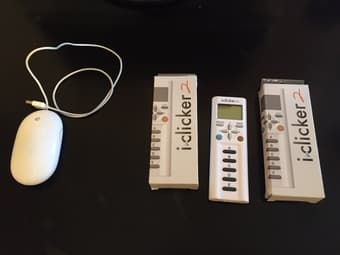 Selling Gently Used Apple Mouse and Like New iClickers 1