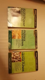 Vault Guides to Investment Banking, Finance and Hedge Funds 1