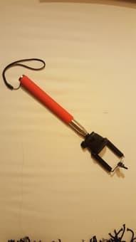 New red selfie stick 1