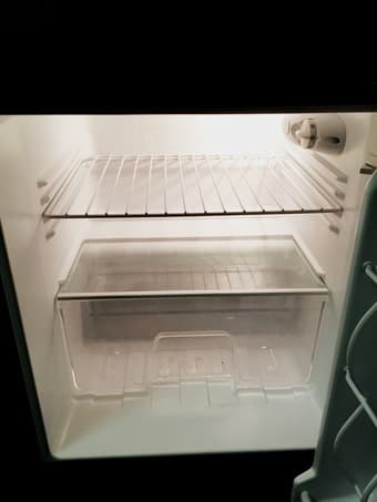 Mini fridge / freezer combo stainless steel $70 OBO 3