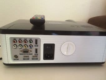 Full HD 1080p Projector $150 and Epson Duet 80-Inch Screen $100 3
