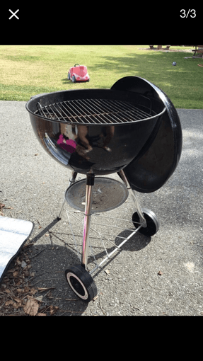 Weber 18'' Charcoal grill ($40) 3