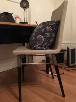 Elegant Grey Chair - $75 1