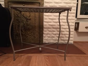 Elegant Grey Tray Table - $40 1