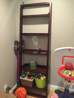 Crate and Barrel Bookshelf and Winerack 1