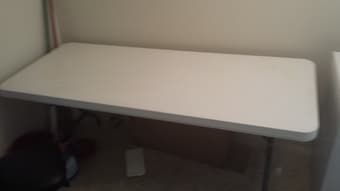2 plastic card tables available up until June 14 1
