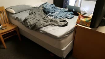 Full Sized Mattress+Frame $125 OBO 1