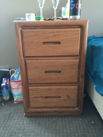 Nightstand, Lounge Chair, Floor Lamp - CHEAP! $10 each 1