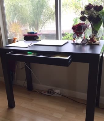 Ikea DESK, black 1