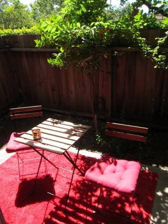 Ikea Garden Table+2 chairs+ chair cushion*2 - $30 (palo alto) 2