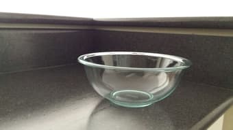 CHEAP colander, cutting board, glass bowl, 2 glass containers 3