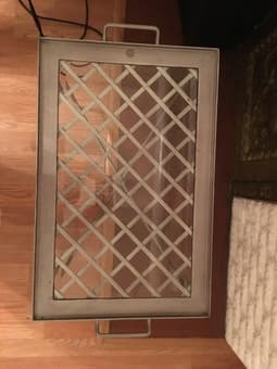 Elegant Silver Tray Table $35 1