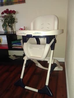 Ikea crib and Graco High chair 1