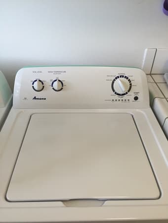 Washer Machine:  3.5 cu. ft. High-Efficiency Top Load Washer 1