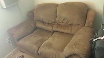 Small Sofa / Couch - available until June 14 - moving 1
