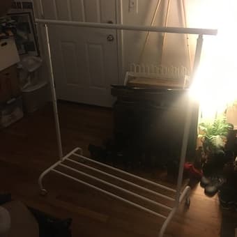 Clothing and shoe rack - $12 1