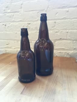 EZ cap bottles for wine and beer home brew or decor 1