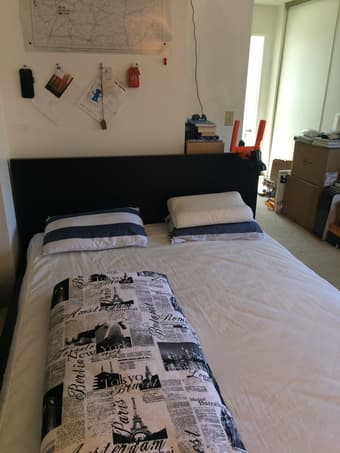Master bedroom in 3BD/2BA apartment available 7/3 in Mountain View 1