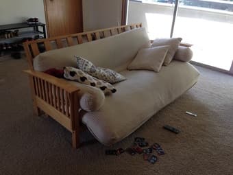 Futon Sofa Bed, high quality, great condition. $150 1