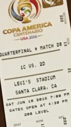 Copa America quarterfinal tickets ( Mexico vs. Chile) 2