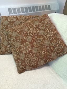 Two matching decorative pillows - $10 each 1