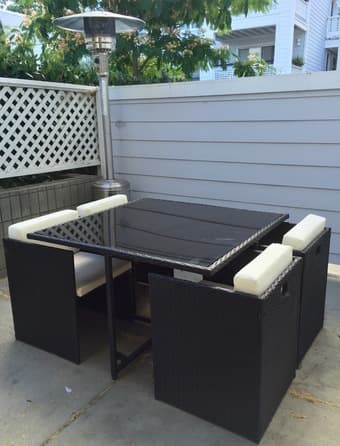 Like new patio table set - $500 2