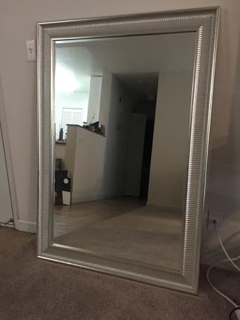Brand new large, decorative mirror - $50 1