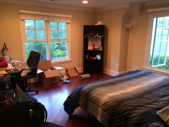 Master Bedroom in 4br Palo Alto House available Jul 1 to Sep 15 1