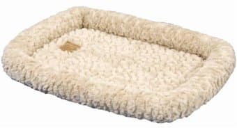 31" dog crate + bed + lining $50 2