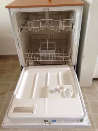 Portable Dishwasher GE White barely used 2