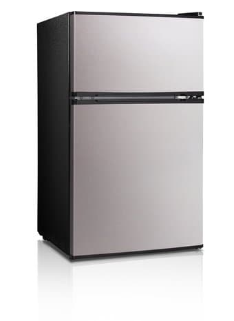 Double Door Refrigerator and Freezer, 3.1 Cubic Feet in good condition 1