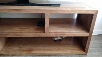 Metro Hardwood TV Stand, Moving Sale - $350 (mountain view) 3