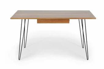 Office Desk, Hardwood - $350 (mountain view) 1