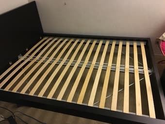 Last chance! bed frame and desk 1