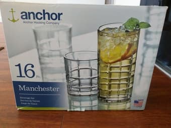 16 pc Glassware Set (new) @ $12 1