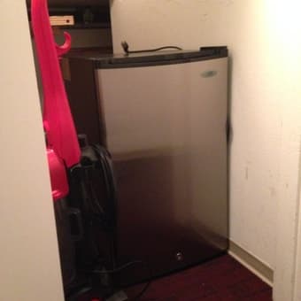 2.1ft3 stainless steel Mini Freezer $50 1