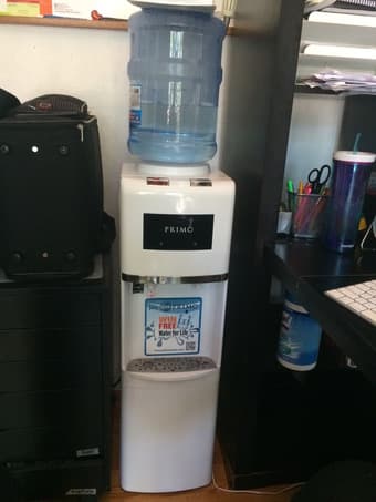 Mini Fridge w/ Freezer $95 and Top Loading Hot / Cold Water Disp $75 3