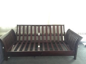 futon frame-$50 1