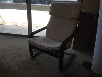 $100 futon full $20 ikea chair moving out this week 2