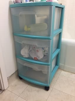 Sterilite 3-Drawer Medium Cart 1