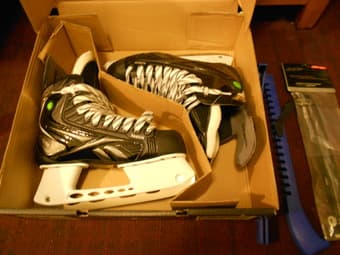 REEBOK 12K Pump Ice Hockey Skates Size 7 EE - LIKE NEW!!! - $80 1