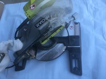 Compound Miter Saw, Barely Used: $60 2