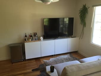 Master bedroom of beautiful 3br / 1ba house in Menlo Park - $1475 2