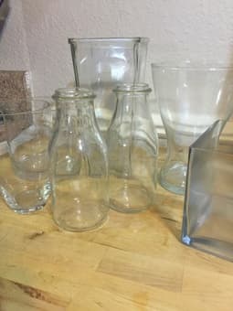 Assortment of Glass Vases - $5 2