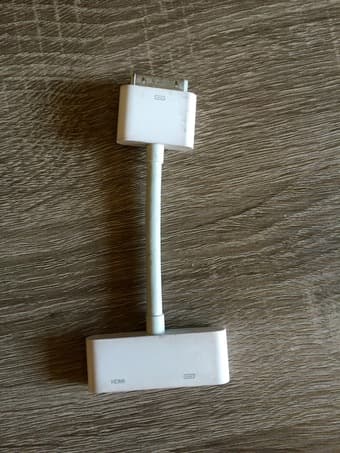Apple 30-pin to HDMI cable - $20 1