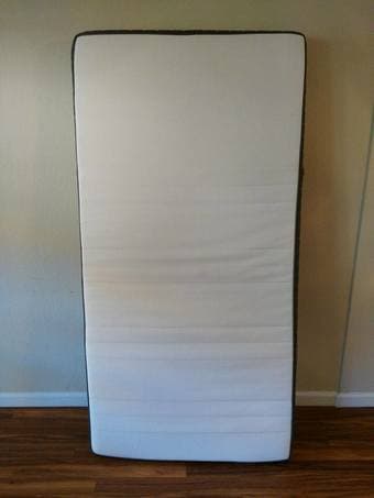 MOVING SALE – Like new IKEA Twin Mattress $98; Pillow+Duvet $15 1